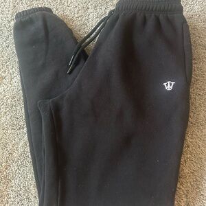 Wrldinvsn Black Fleece Joggers
